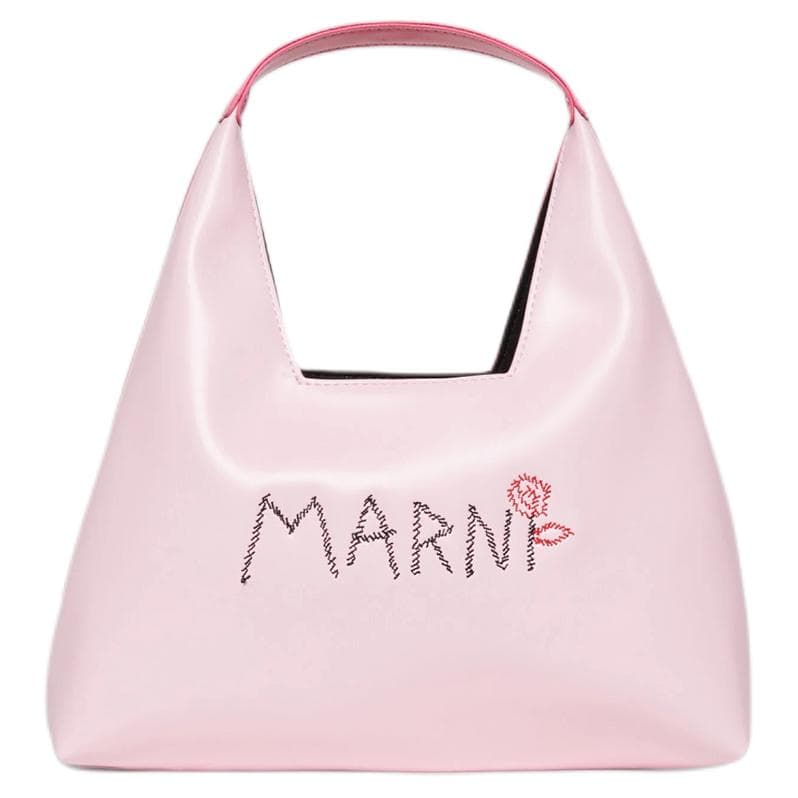Marni Diamond Logo Top Handle Synthetic Leather Tote Bag Kids tote bag Pink M01478M00TK0M347 Basic Set (Bag)