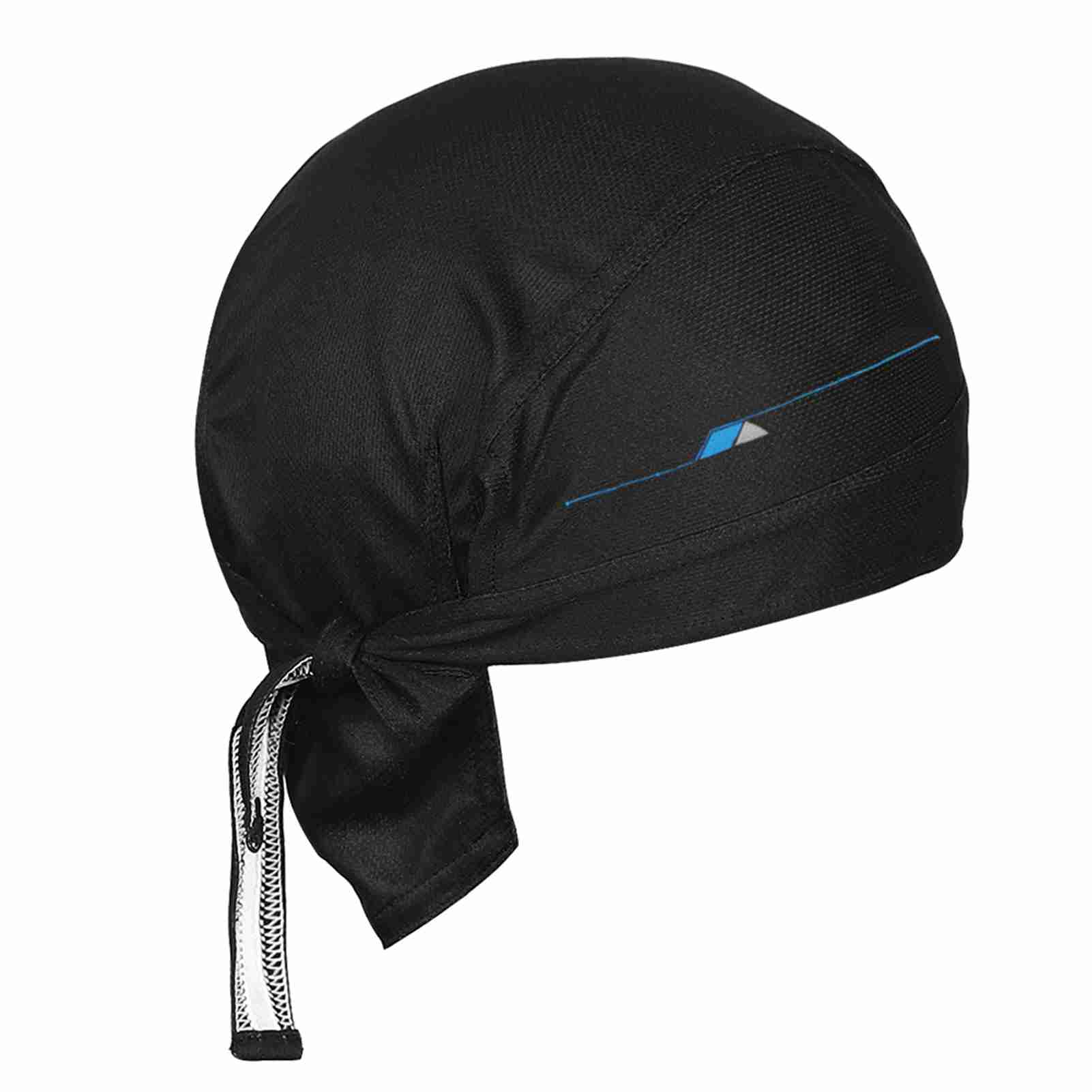 Cycle Head Scarf Breathable Quick-Dry for Outdoor Sports UV Protection Head Cap for Men and Women black