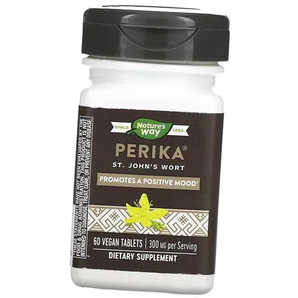 St. John's wort, Perika St. John's Wort, Nature's Way 60 tabs (71344061) 60tab
