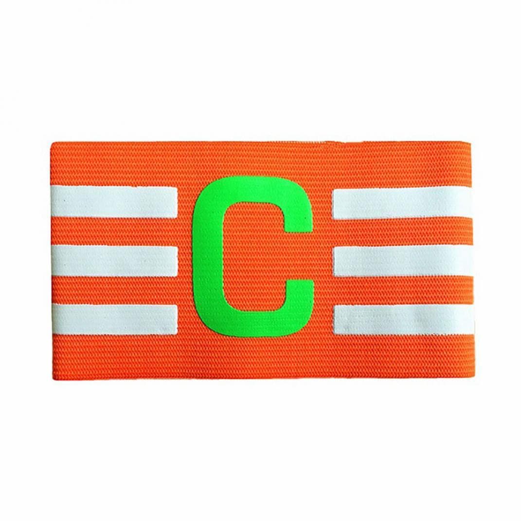 Football Captain Armband Soccer Competition Sports Match Leader Arm Band Badge orange