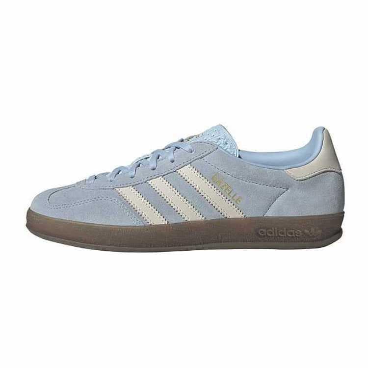 adidas Gazelle Indoor Clear Sky Gum Women Sneakers Blue Off-White JI2717 42⅔