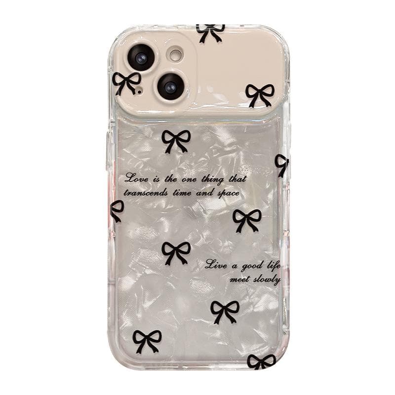 Applicable To Apple 15 Mobile Phone Case IPhone 14/13promax Full Screen Bow Chain 11/12 Flip Mirror iPhone 14