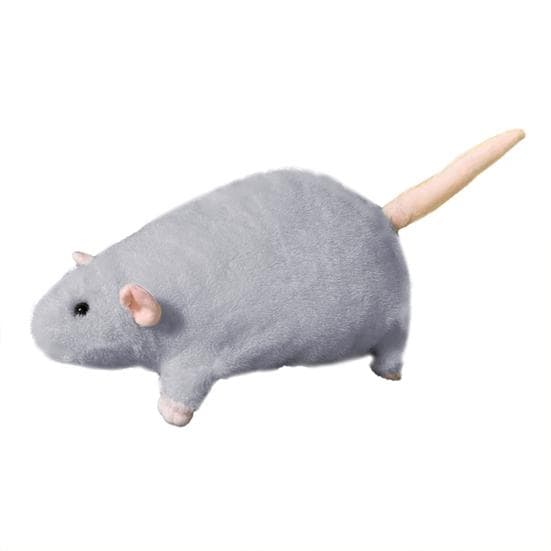 Large Mouse Plush Toy Realistic Rat Stuffed Animal Cute Mouse Plushie for Prank Gags Unique Gift for Rodent Lovers 50cm grey