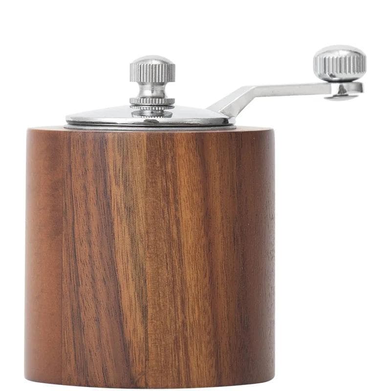 Wood Pepper Grinder Manual Flax Seed Grinder Pepper Mill Adjustable Coarseness Household Grinding Bottle Hand Crank Spice Mill