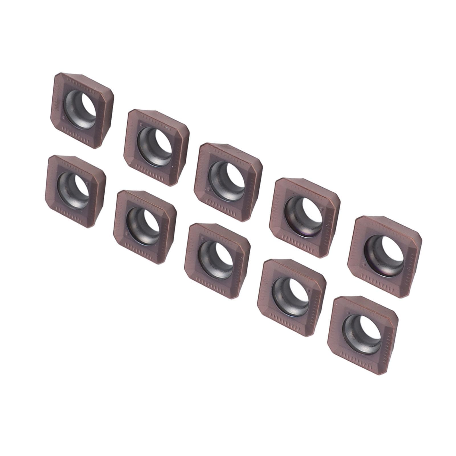 10 Pcs Turning Inserts Carbide CNC Tool Blades Lathe Turning Finishing Inserts with Coating