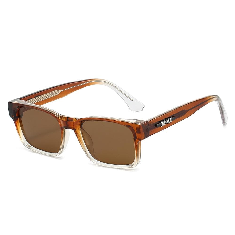 New Luxury Leopard Square Women Sunglasses Retro Brand Fashion Gradient UV400 Outdoor Sun Glasses for Men and Women as picture