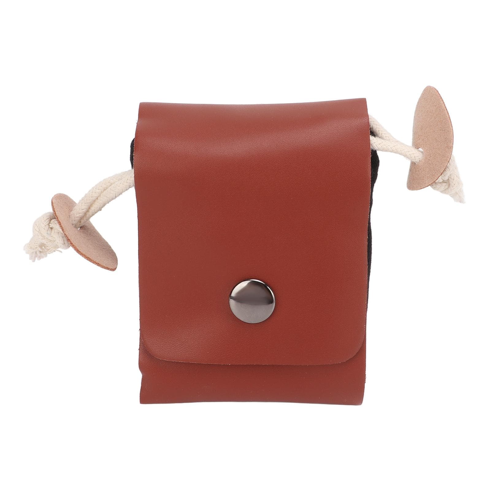 Outdoor Foraging Bags Fruit Picking PU Leather Canvas Foraging Pouch Camping Waist Hanging Tool Bag