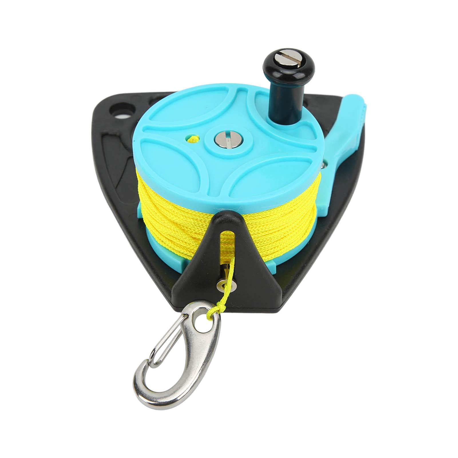 Diving Fishing Reel Scuba Diving Reel with Thumb Stopper Hook for Snorkeling Underwater Water