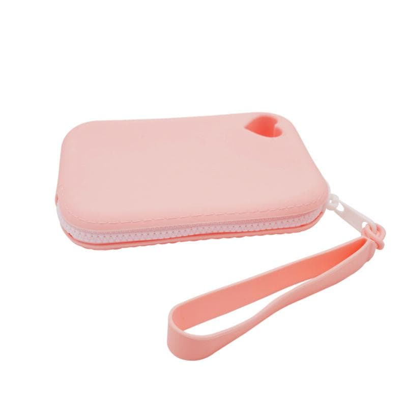 1pc Silicone Dog Treat Bag Pet Snack Bag Travel Portable Training Pet Walking Bag  pet accessories pink