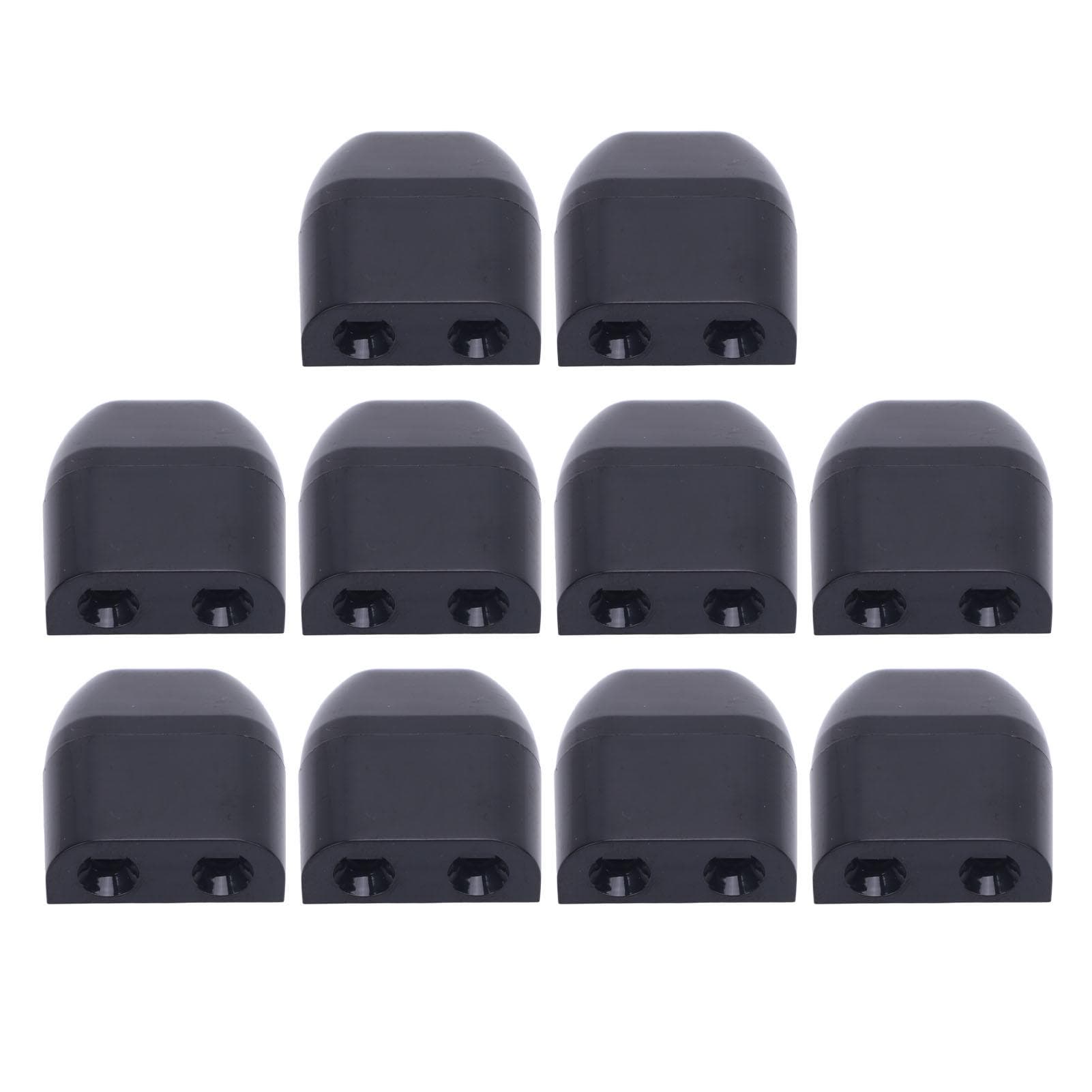 10pcs Car Deer Whistles Adhesive Vehicle Deer Warning Devices for Automotive Trucks Motorcycles black