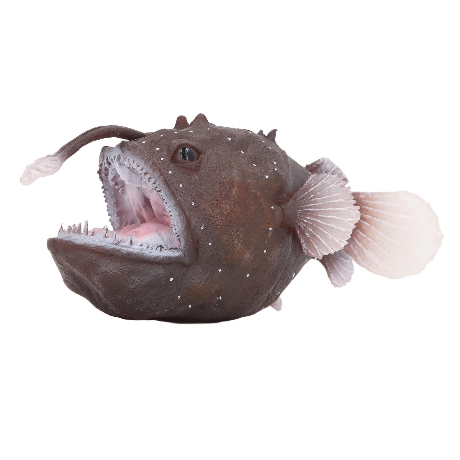 Anglerfish Figure Simulation Marine Animal Toy Plastic Sea Fish Model for Collection and Desk