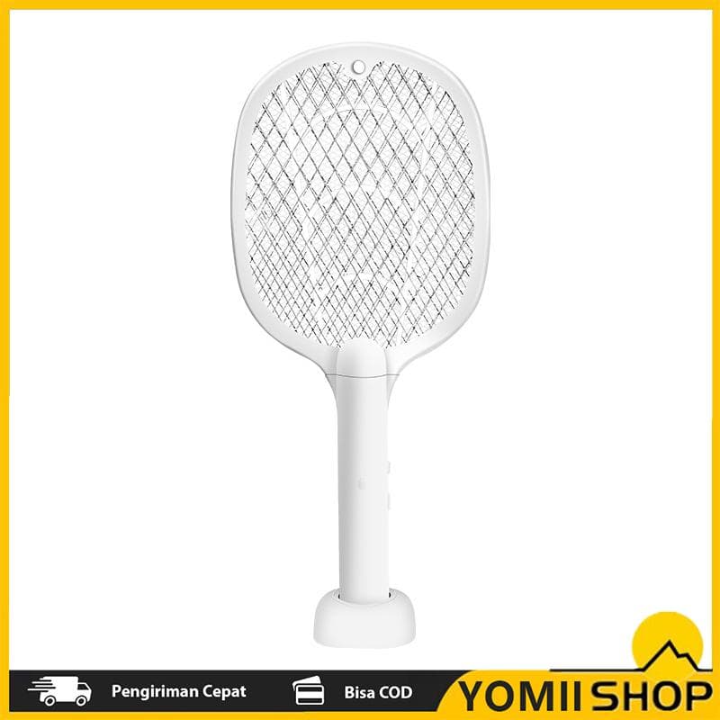 Electric Mosquito Swatter Mosquito Zapper Lamp with stand Household Mosquito Killer Lamp for Indoor white