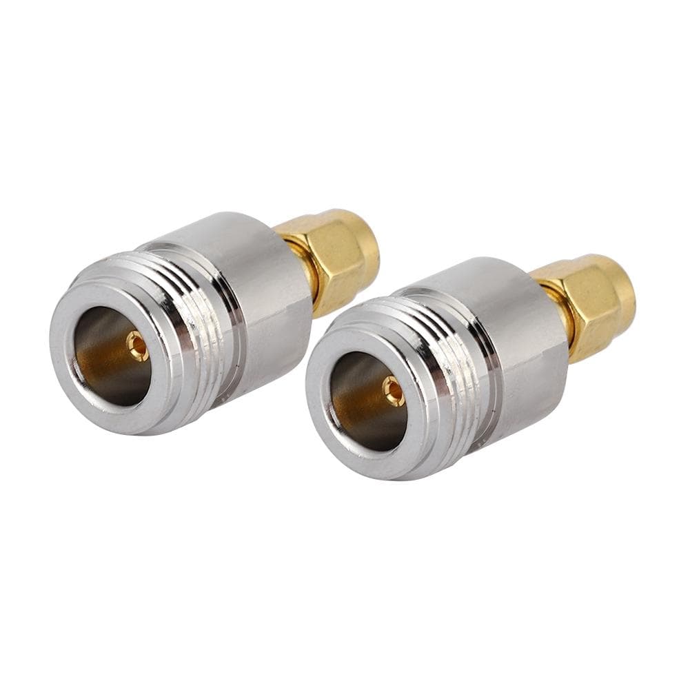 2PCS N to SMA Connecter N Type Female to SMA Male RF Coax Antenna Adapter