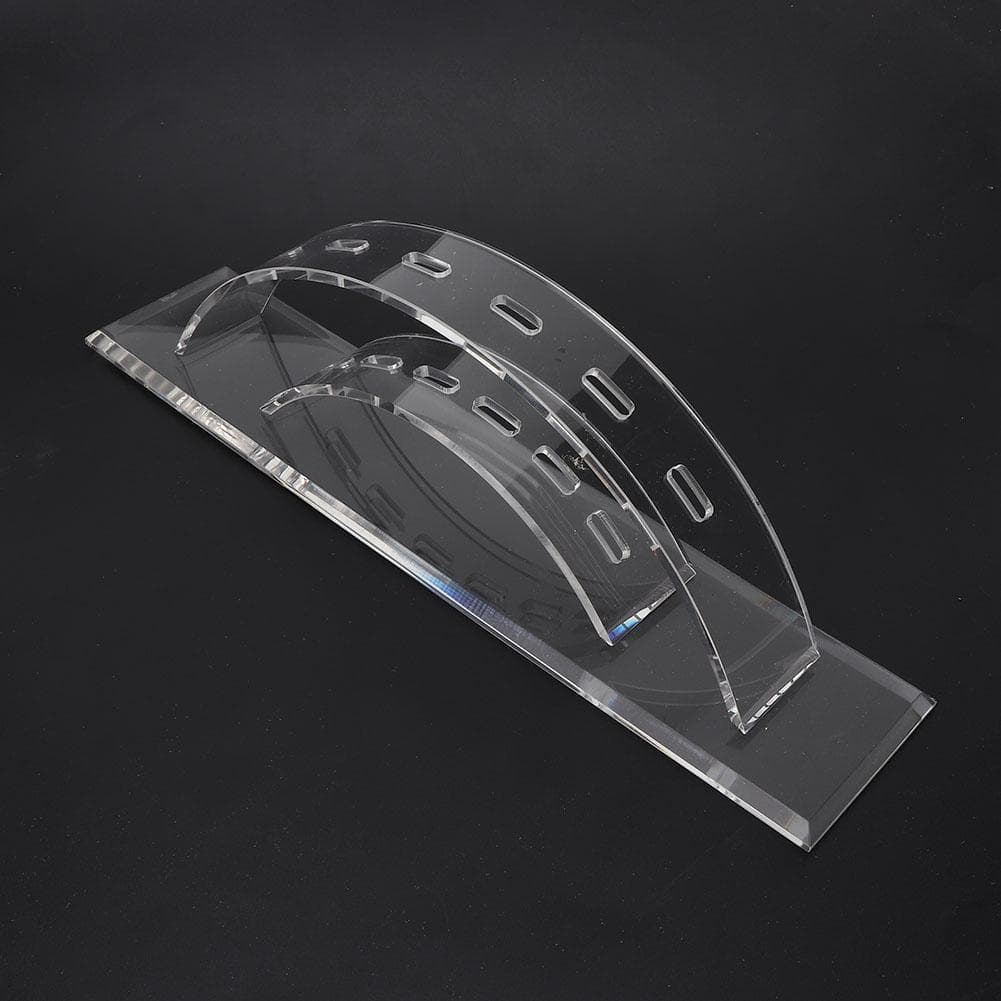 Acrylic Transparent 6 Holes False Eyelashes Grafting Tweezers Rack Display Stand Storage