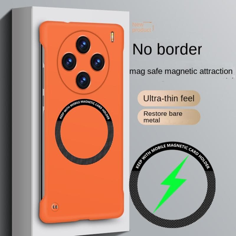 For VIVO X100 Ultra Magnetic for Magsafe Frameless Hard PC Cover for Vivo X100ultra X100S Pro X 100 Wireless Charging Slim Matte Protective Cases For VIVO X100s pro