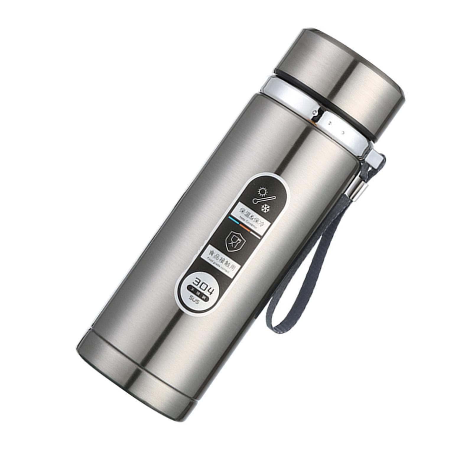 1000ml Stainless Steel Insulation Bottle Portable Outdoor Double Wall Vacuum Thermal Water Bottle