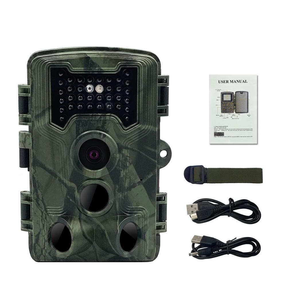 32MP 1080P Day Night Photo Video Taking Camera Multi-function Outdoor Huntings Animal Observation without memory card black