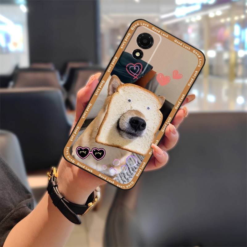 Back Cover Shockproof Phone Case For TCL 501/T433D Cartoon Fashion Design Silicone Soft case Graffiti Protective Cute TCL 501/T433D
