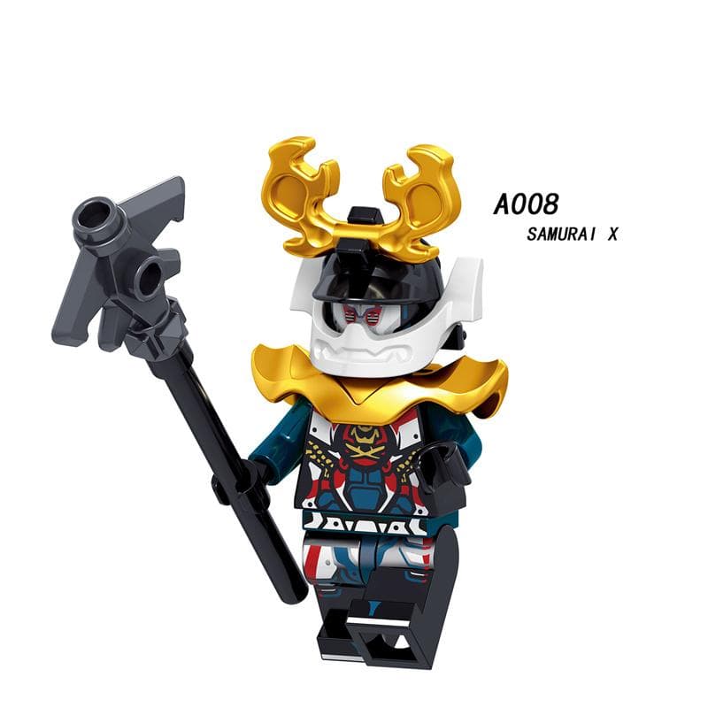Single Christmas Gift Minifigure A001-008 Toy Children's Educational Toy Minifigures Assembled DIY Building Blocks