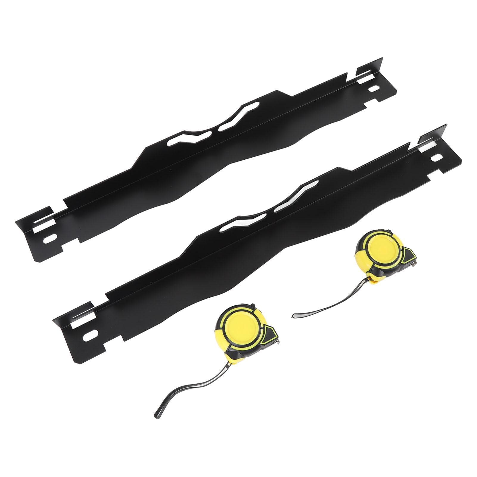 2Pcs Wheel Alignment Tool Plate Accurate Measurement Iron Wheel Alignment Tool with 3 Meters Tape
