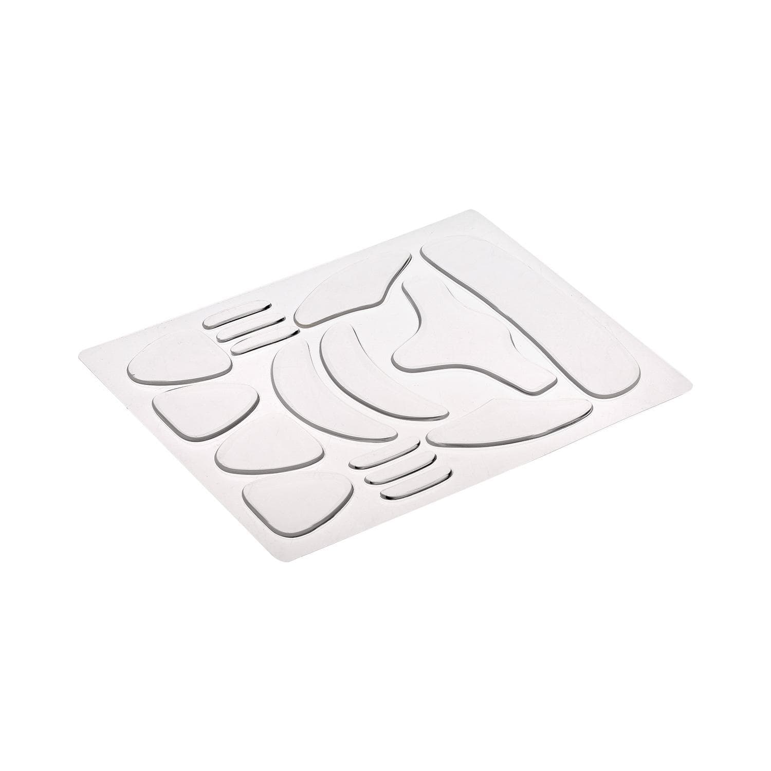 Reusable Silicone Antiaging Pad Set Wrinkle Patches for Wrinkles Prevention without package transparent