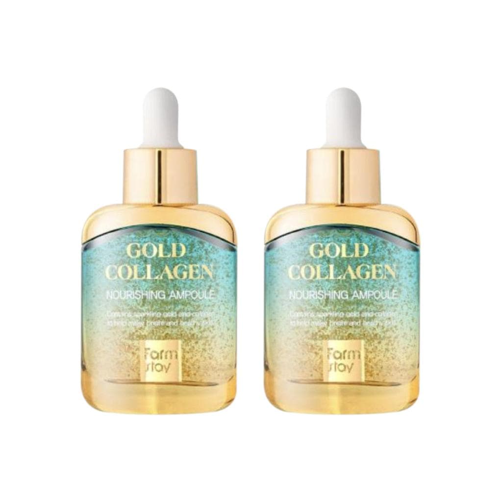 FARM STAY Gold Collagen Nourishing Ampoule 35ml (3 Options) 2pcs