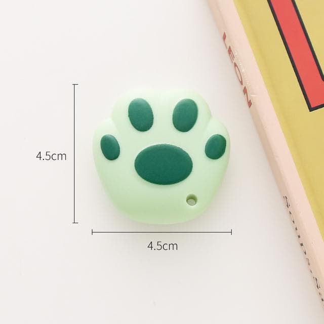 Mini Cute Utility Knife Kawaii Cat Paw Pocket Knife DIY Paper Cutter Express Box Envelope Opener Korean Stationery School Office turquoise green