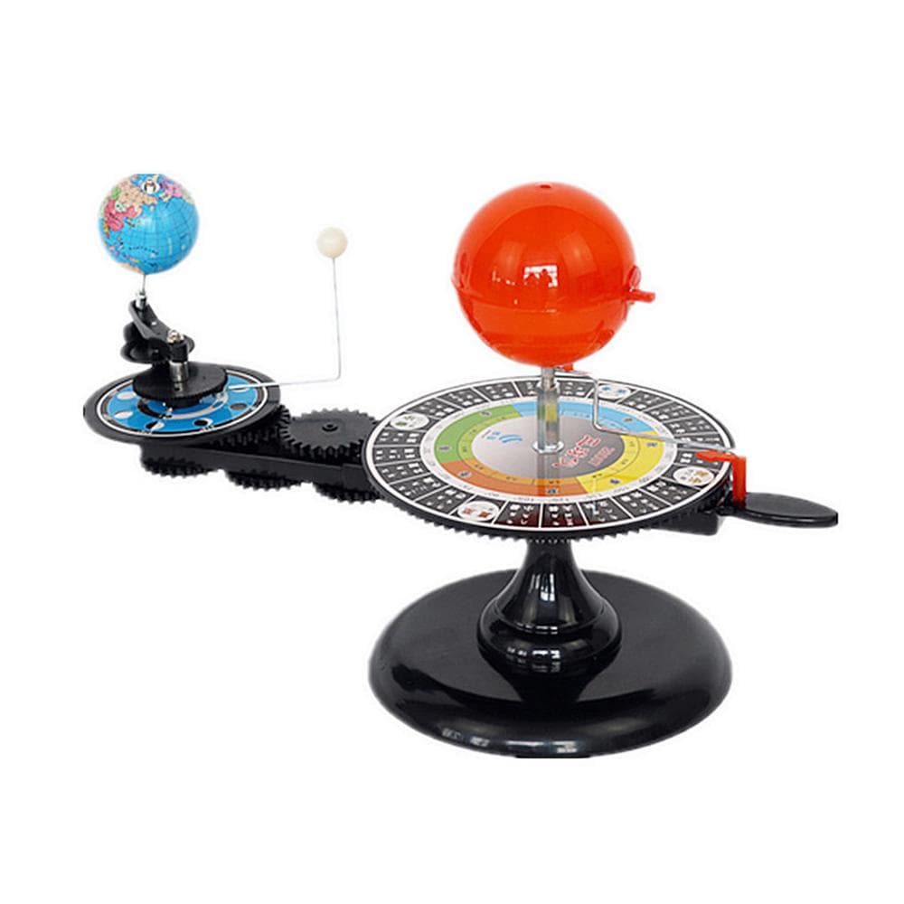 DIY Solar System Model Globe Earth S-un Moon Orbital Planetarium Educational Teaching Tool multicolour