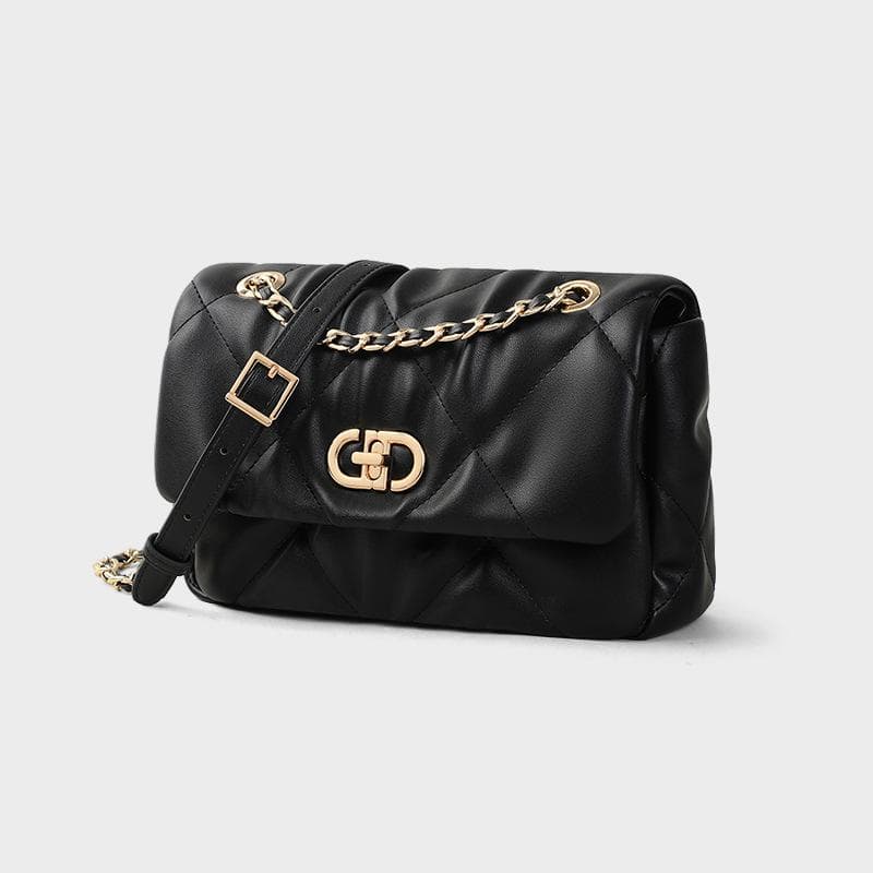 Bag Women's Crossbody Bag Spring and Summer Leather Women's Bag Diamond Check Small Square Bag Chain Bag