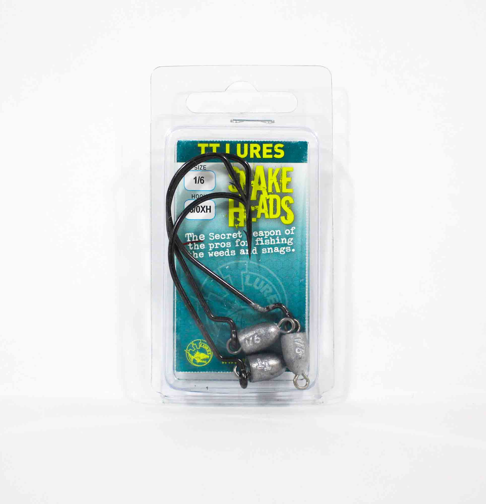 Tackle Tactics TT Snake Head Jig Head 1/6 oz 6/0 XH 3/pack (0701)