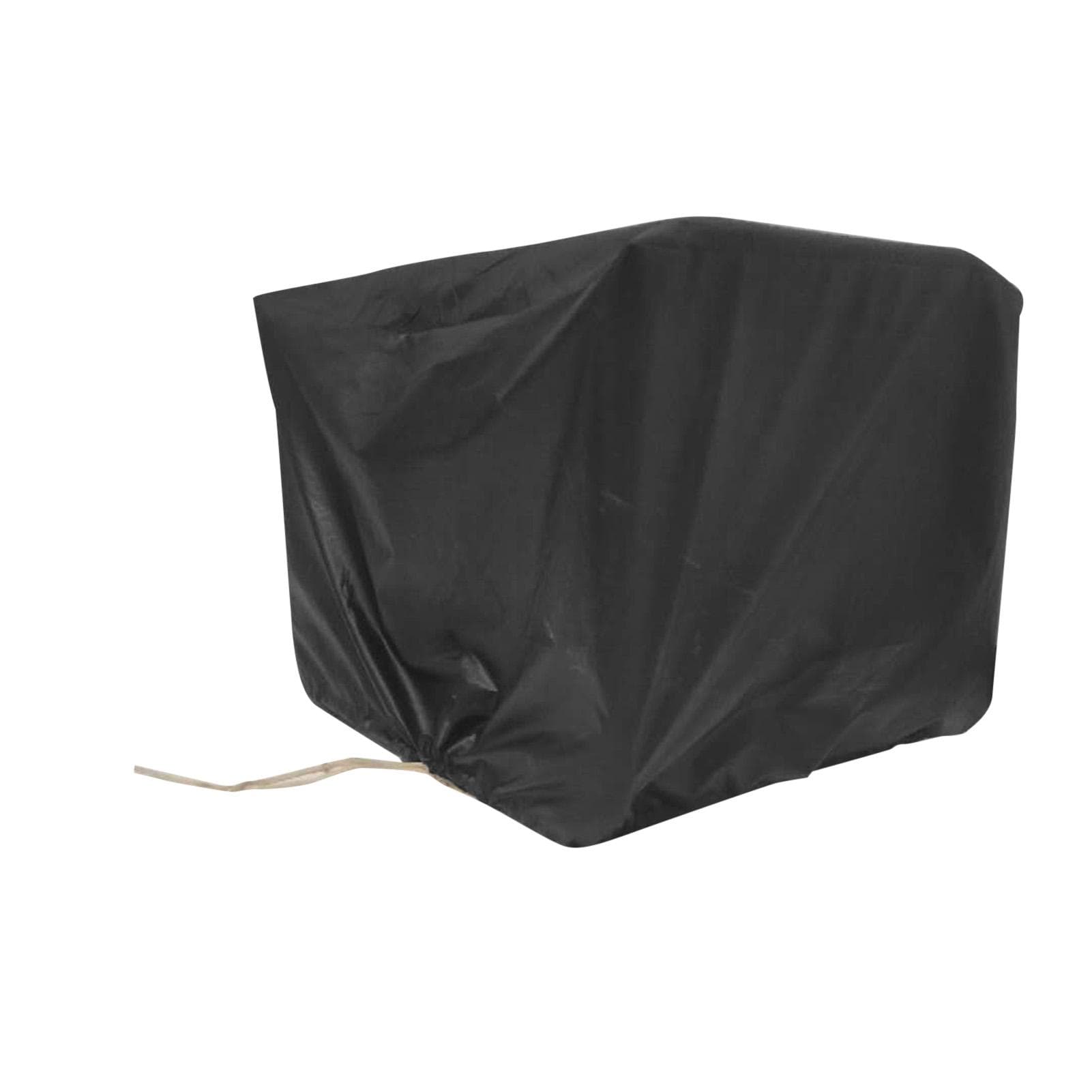 Universal Generator Waterproof Cover 600D Polyester Weather/UV Resistant Generator Storage Cover for Most Generators 5000-10,000 Watt black