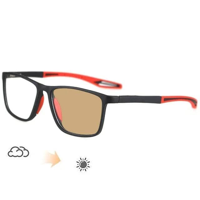 Men Women Ultralight Photochromic Glasses TR90 Frame Myopia Eyewear Vintage Color Changing Sunglasses 0 To -4 0 -4.0