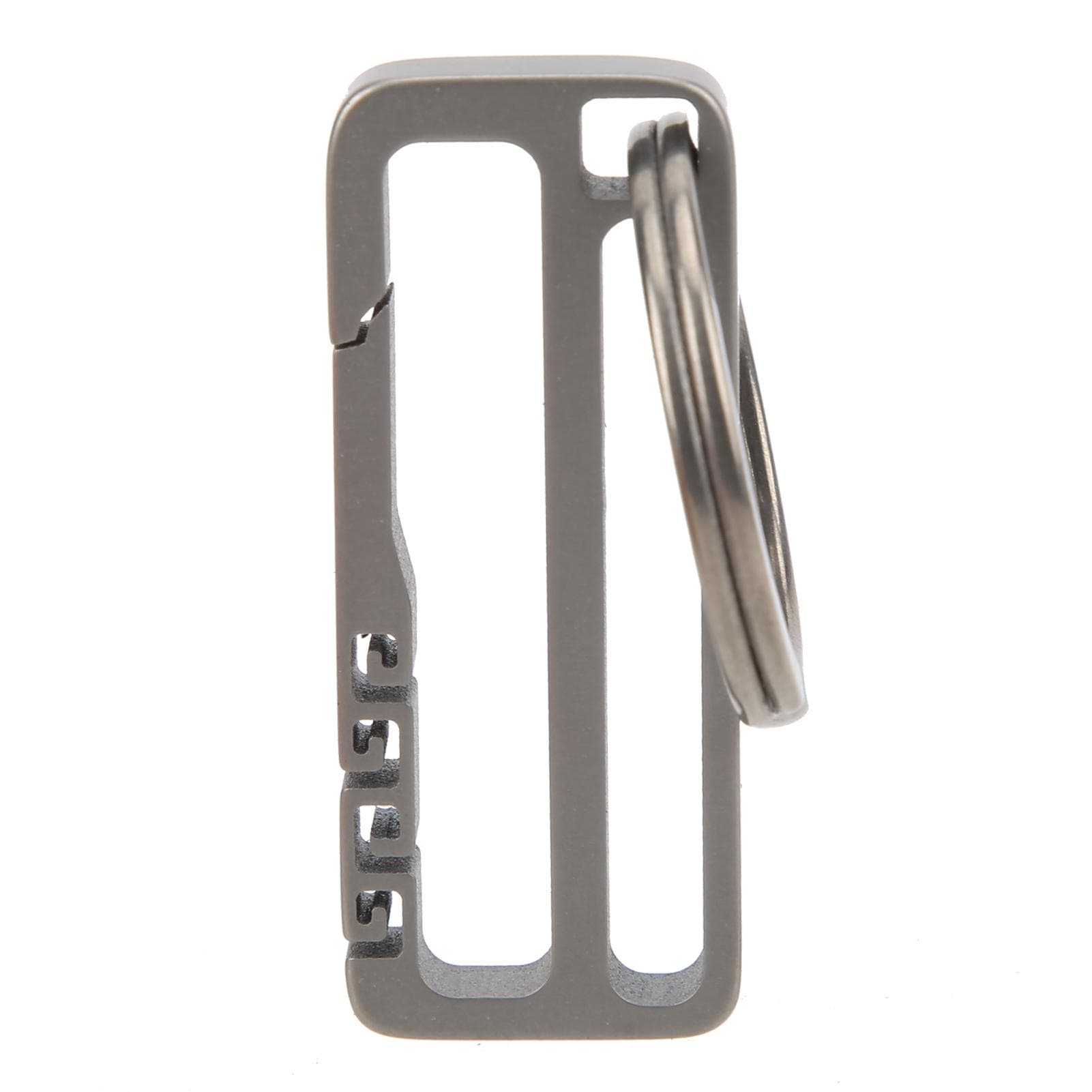 Titanium Alloy Belt Hang Buckle Durable Key Chain Waist Hanging Ring Key HolderSingle Layer