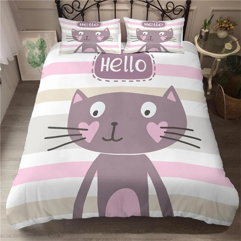 Cartoon Dinosaur Duvet Cover All Kinds of Animals for Children Boys Girls Gift Wildlife Bedroom Decoration Polyester Quilt Cover 135x200cm 2pcs