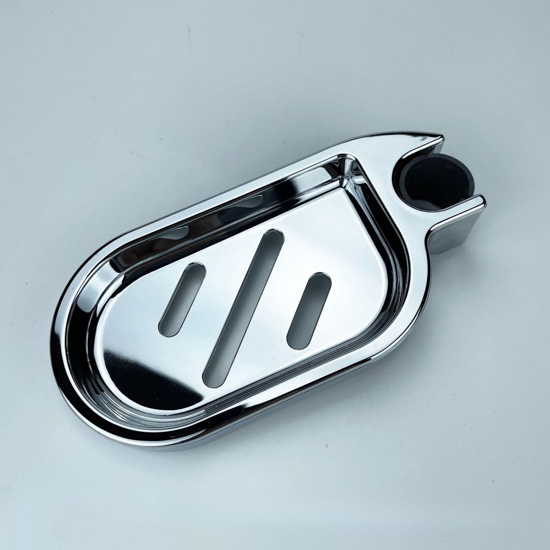 New Arrival 24mm Plastic Shower Rail Soap Dish Box Soap Holder Soap Pallet Shower Rod Slide Bar ABS Chrome for Sliding Bar