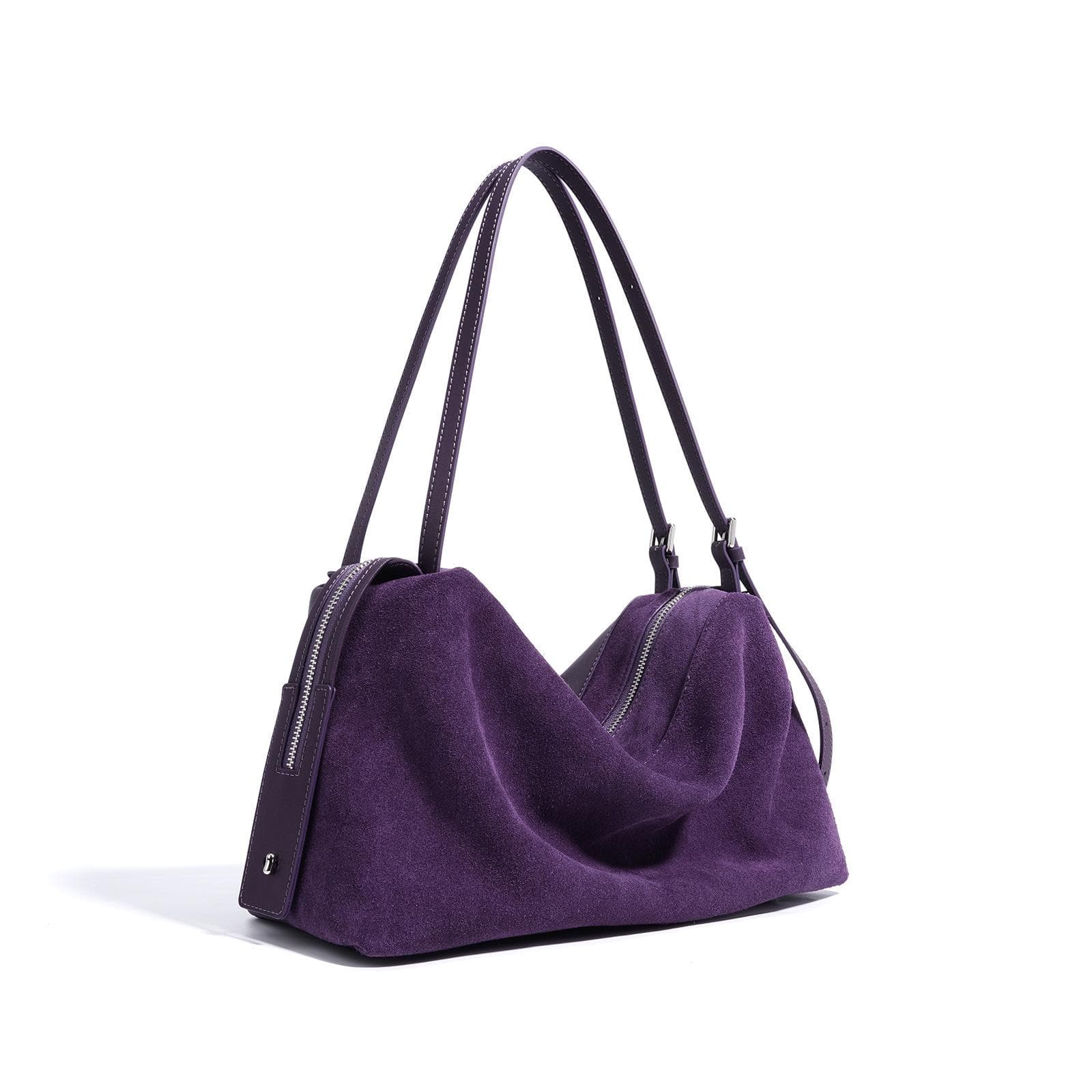 Simple and Premium Matte Pillow Bag for Women Boston Shoulder Bag Commuting Armpit Bag Bowling Bag