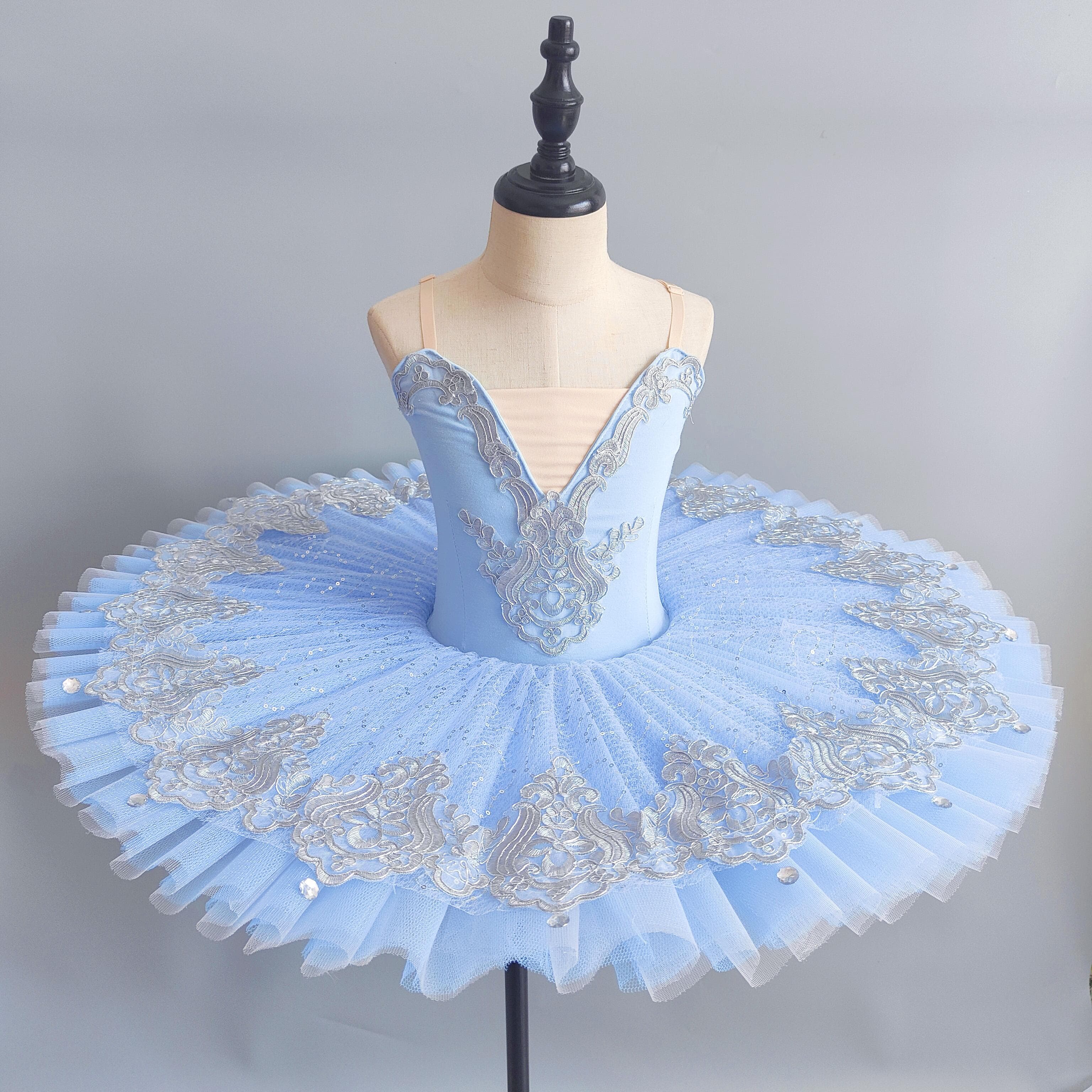 Classic Professional Ballet Tutu Dance Dress Girls Adult Kids Swan Lake Ballerina Party Dance Costume Leotards Ballet Dress 130 CM