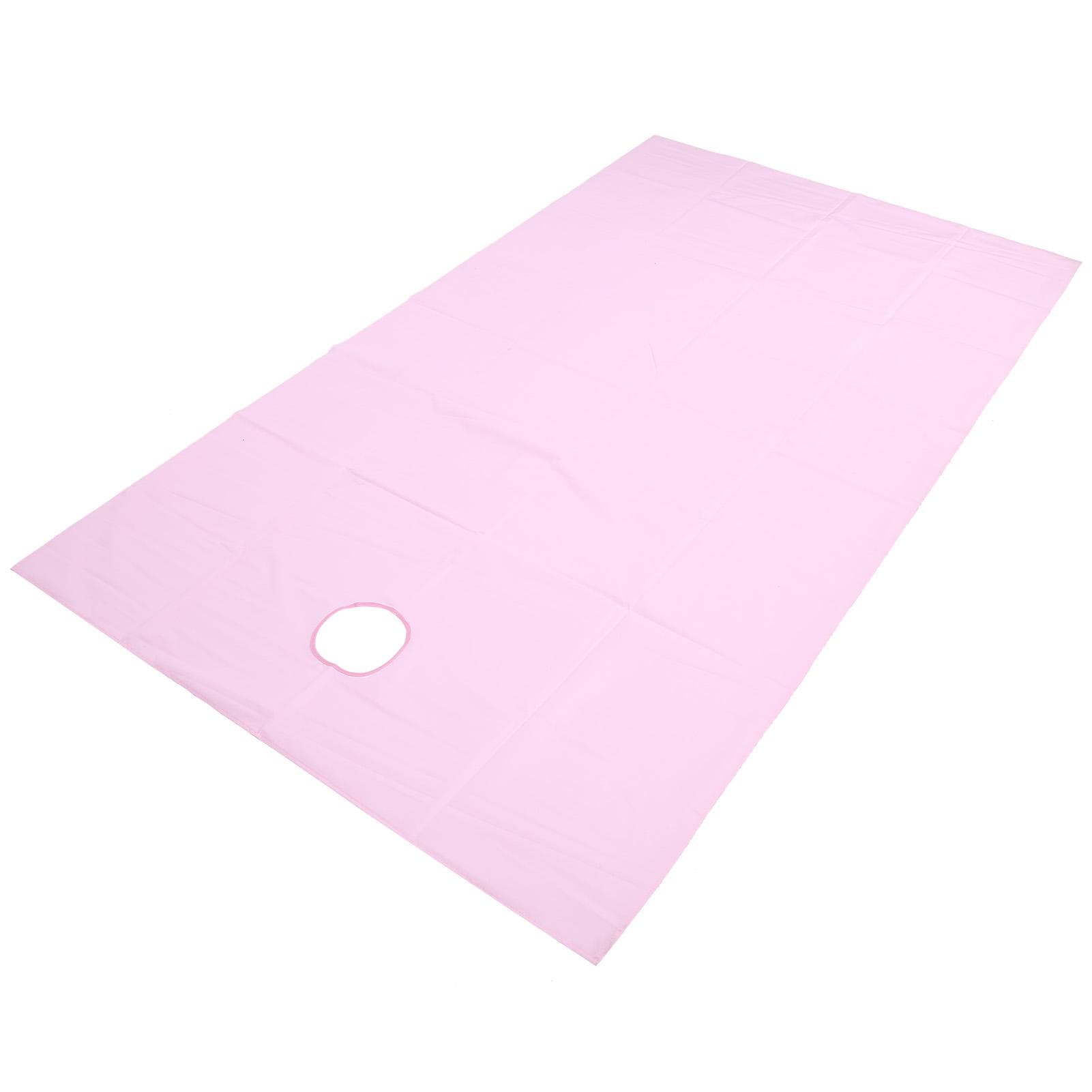 Bed Sheet Breathable Waterproof Polyester Fiber Massage Coverlet for Beauty Salon 200x115cmPink pink