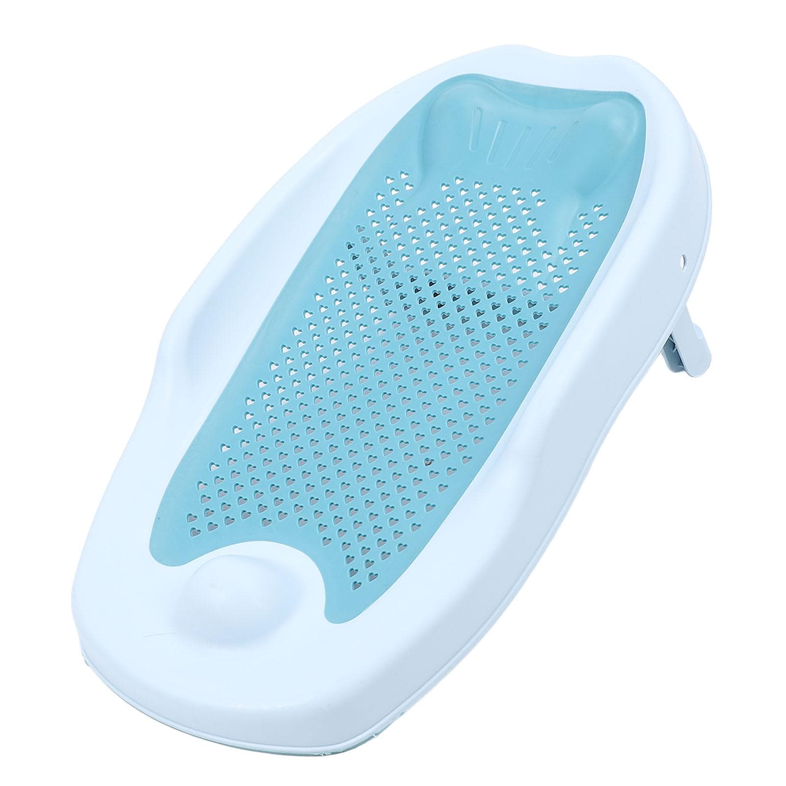 Baby Bath Support Ergonomic Infant Bathtub Portable Baby Bath Tub Support for Children Blue