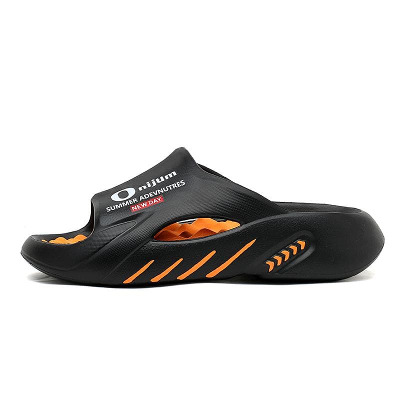 2024 New Men Massage Slippers Slides Indoor Outdoor Sandals Beach Casual Shoes Comfortable Sole Men's Slippers Big Size 38-47 40-41