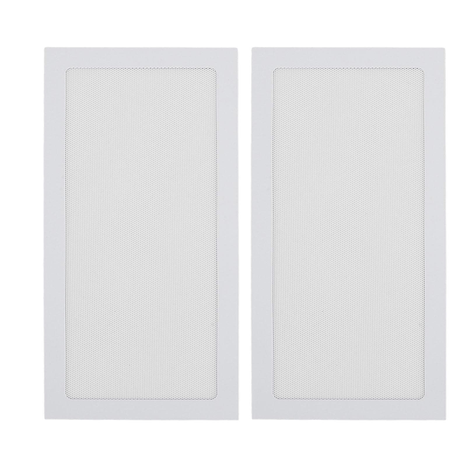 2pcs PC Case Dust Mesh Filter PVC Magnetic Computer Case Fan Dust Filter for Power Supply Fan Vent white