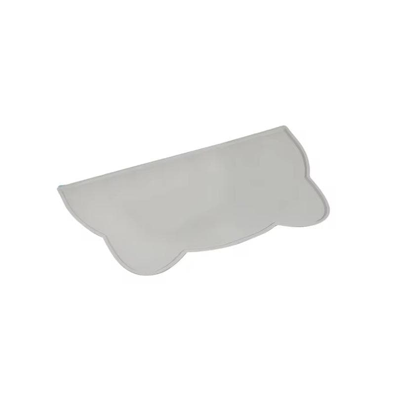 Silicone Pet Mat Pet Food Feeding Pad Waterproof Dog Cat Bowl Food Mat Puppy Feeder Tray Water Cushion Placemat grey