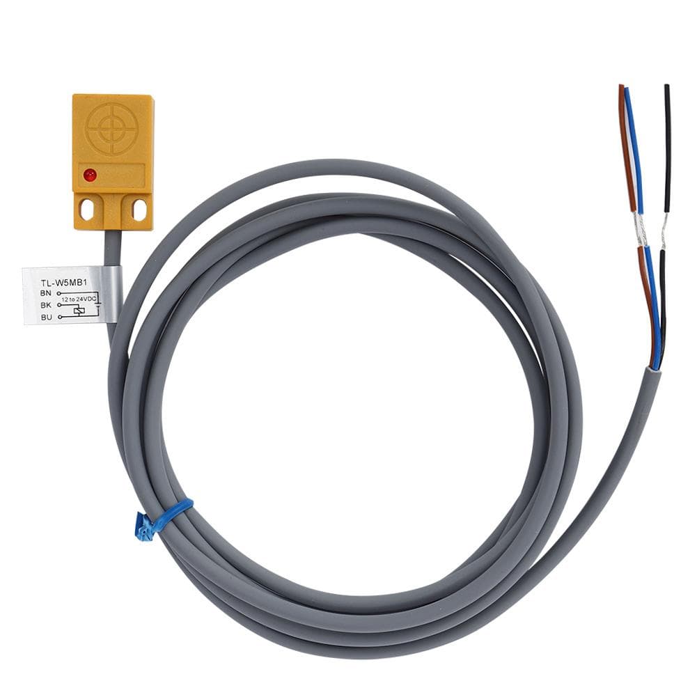 BERM Proximity Sensor Switch Inductive Type ABS Shell DC1224V 3Wires PNP NO 5mm