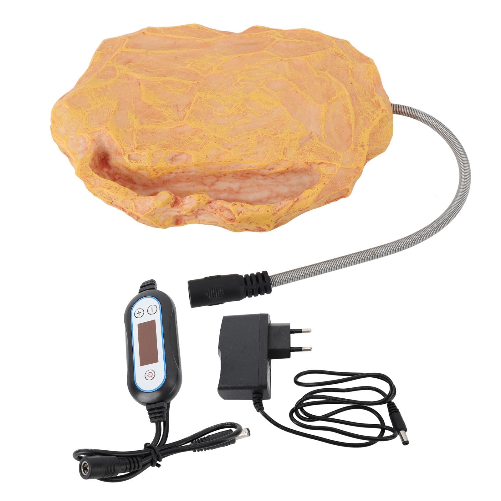 Reptile Heat Rock Temperature Controlled Heating Rock Heater for Lizard Turtle Snake 12V Safe