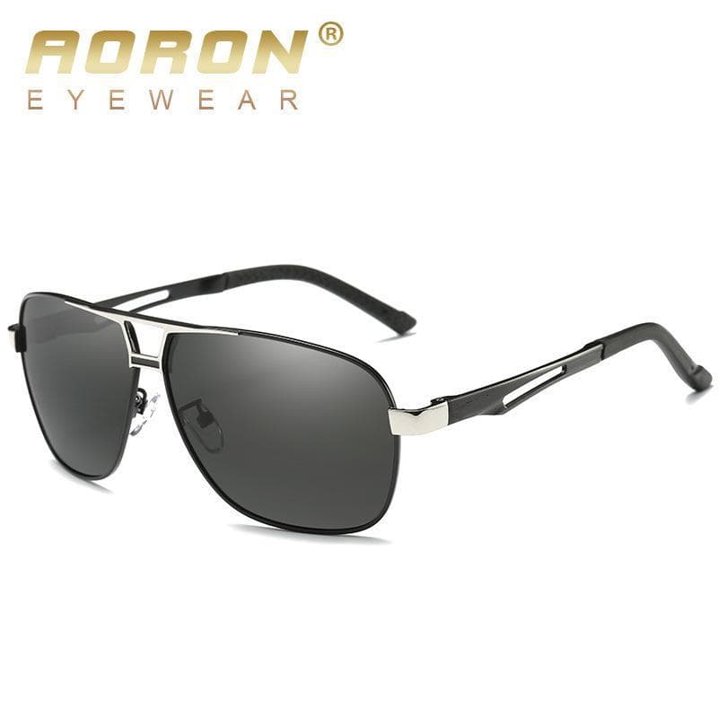 AORON Fashion Mens Polarized Sunglasses Outdoor Brand Design Driving Glasses Classic UV400 Anti Glare Driver Anti Glare Sun Glasses for Men Without Case