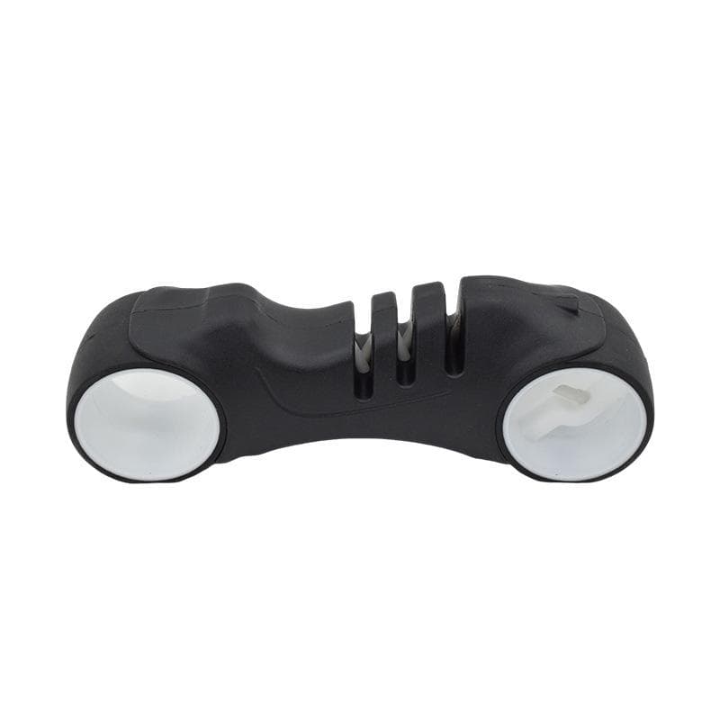 Knife Sharpener New Multifunctional Scissors Sharpening Artifact Manual Tungsten Steel Sharpening Tool Household Quick Knife Sharpener black