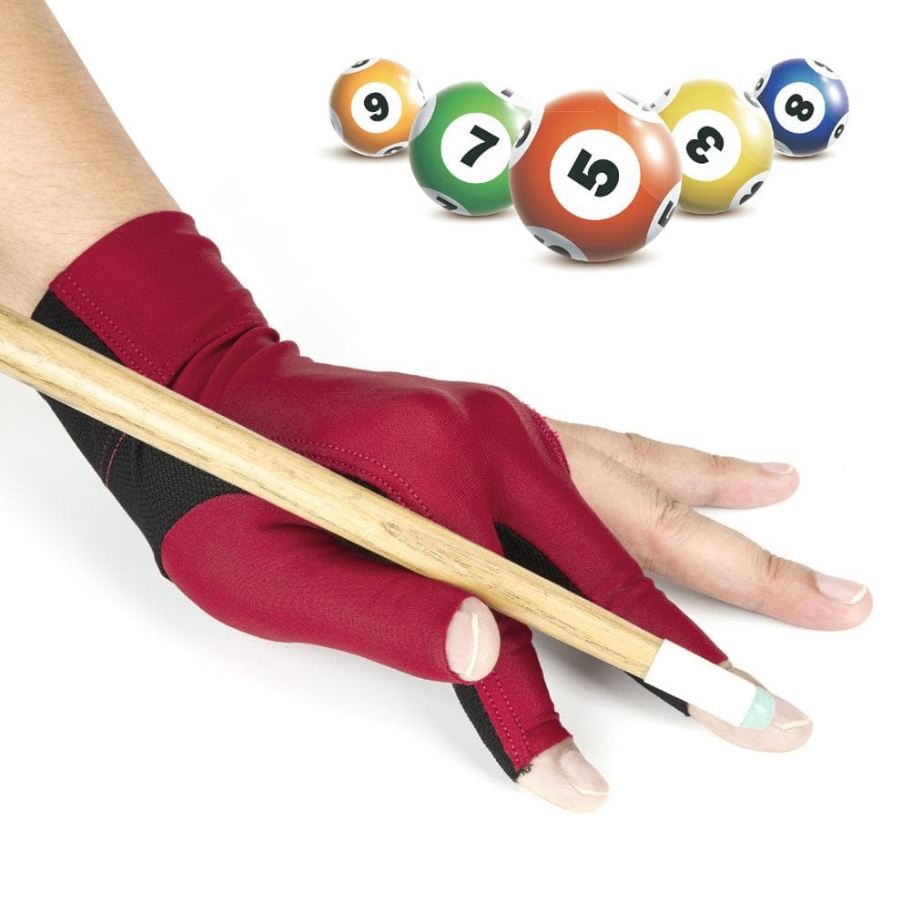 3 Open Fingers Billiard Gloves for Men Women Elastic Non Slip Wear Resistant Breathable Pool Cue