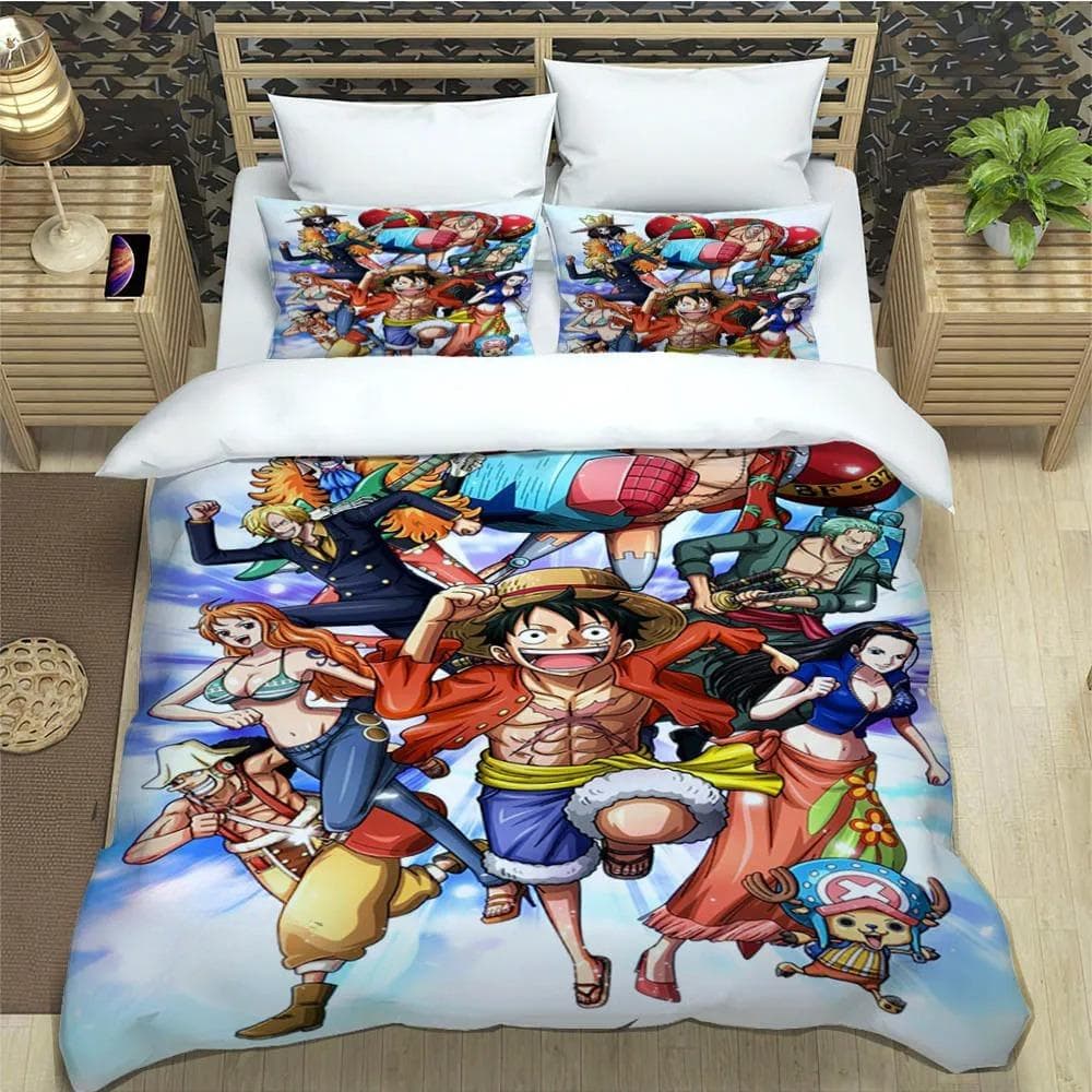 3D cartoon One P-Piece Bedding Sets exquisite bed supplies set duvet cover bed comforter set bedding set luxury birthday gift 180X210cm 3pcs