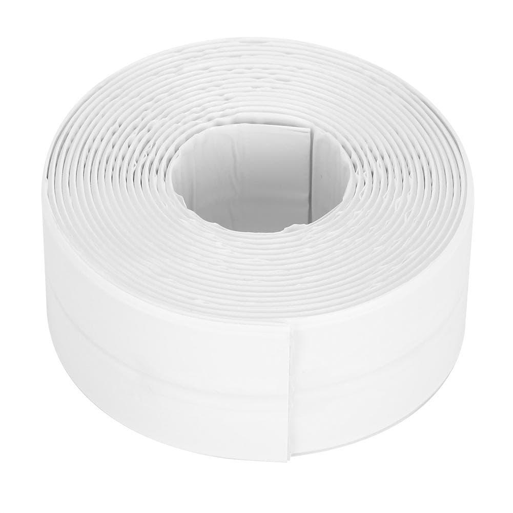 38mm Household White Self Adhesive Mildewproof Waterproof Wall Sealing Strip Tape for Bathroom