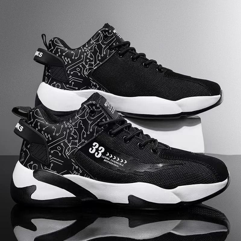 Men's Shoes New Basketball Shoes Breathable Cloth Sports Shoes Running Shoes 44